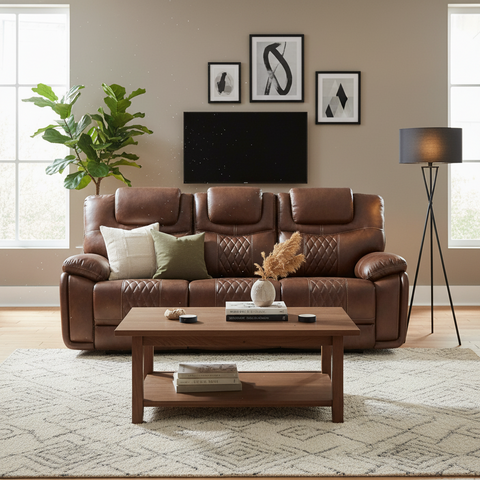 Harmony Bliss Manual Recliner in Leatherette