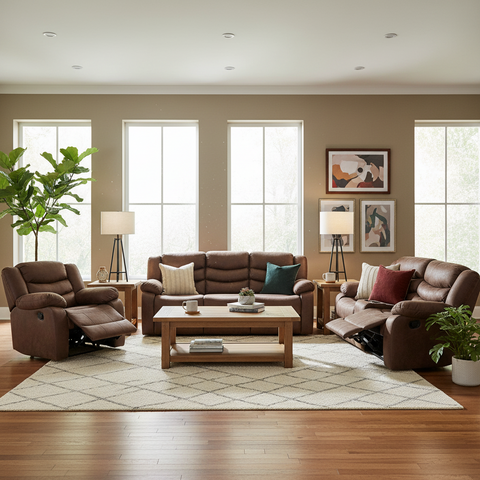 Dreamscape Deluxe Manual Recliner in Leatherette