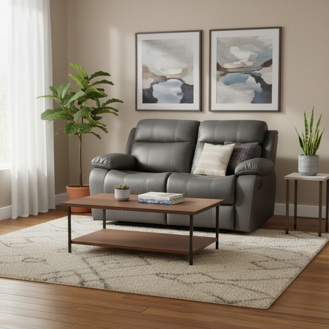 Ultimate Pro Relaxation Manual Recliner in Leatherette