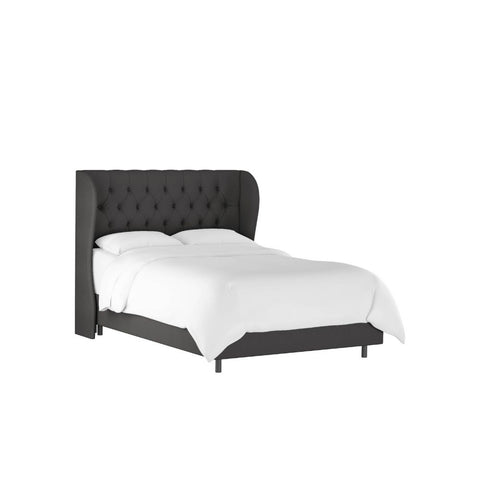 Sansa Affordable Upholstered Bed In Suede