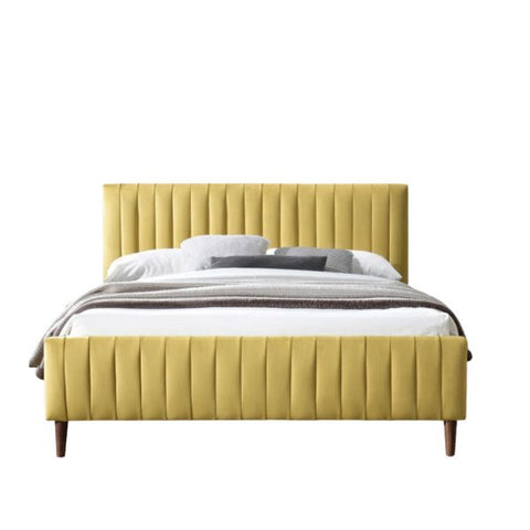 Konya Luxury Upholstered Bed Without Storage In Suede