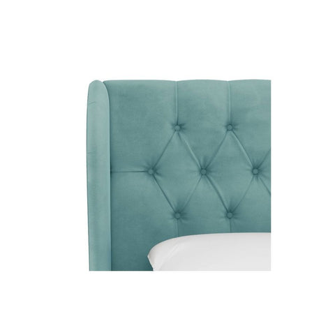 Sansa Affordable Upholstered Bed In Suede