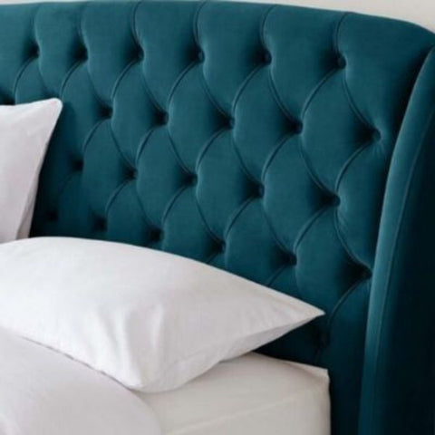 Russia Luxury Upholstered Bed In Suede