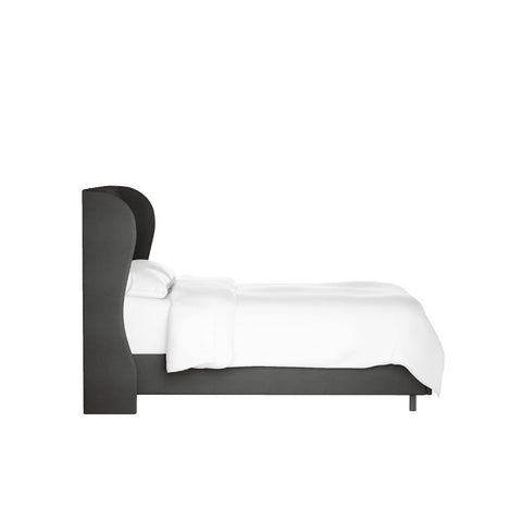 Sansa Affordable Upholstered Bed In Suede