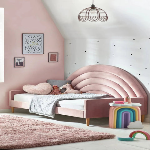 Trinidad Elegance Upholstered Without Storage Bed In Suede