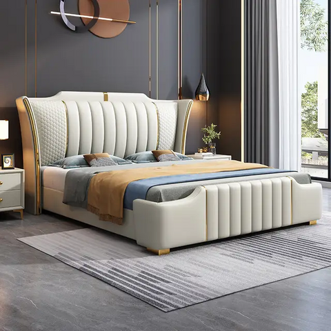 Ankara Pro Premium Upholstered Bed In Fabric