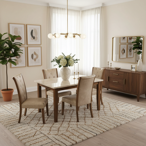 Noble Essence Dining Set - 4 Seater