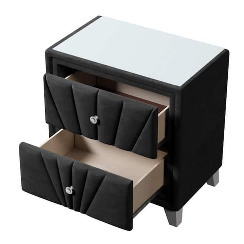 Eclipse Bed Side Table 2 Drawer