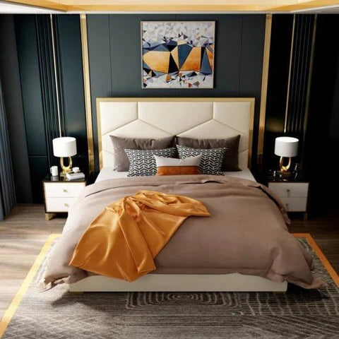 Georgetown Upholstered Premium Bed In Suede