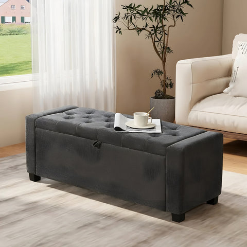 Hale Classic Upholstered Ottoman With Storage