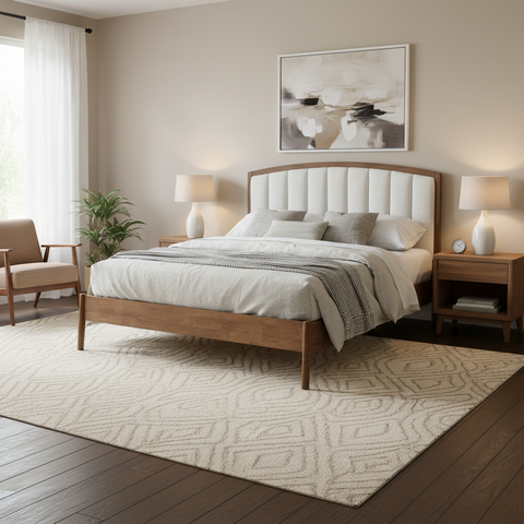 Orient Solid Wood Wooden Bed