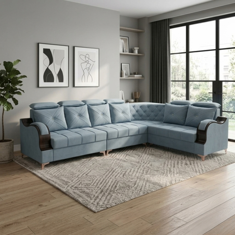 Delta Sectional Design Sofa Set