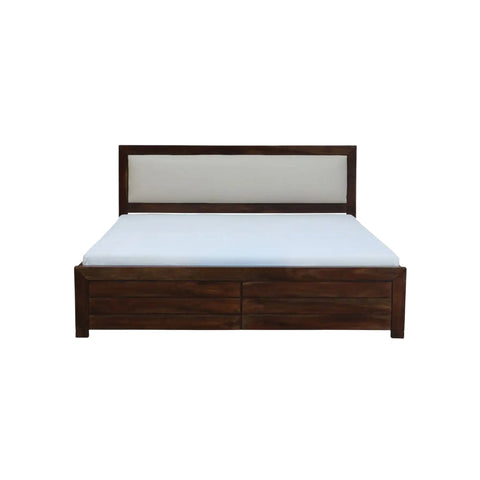 Brunza Premium Solid Wood Wooden Bed