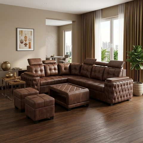Lucid Sectional Design Sofa Set