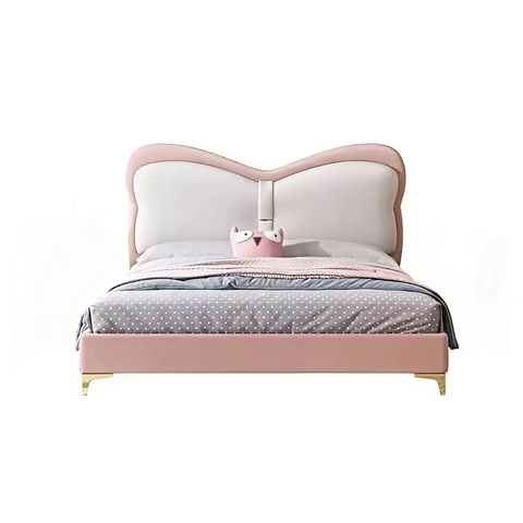 Rumi Upholstered Kids Bed In Suede