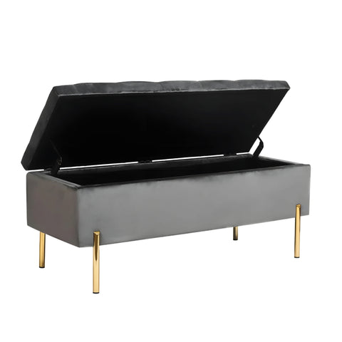 Vertico Upholstered Ottoman With Storage