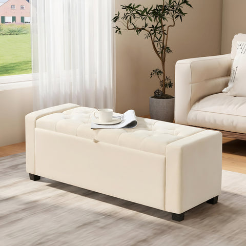 Hale Classic Upholstered Ottoman With Storage