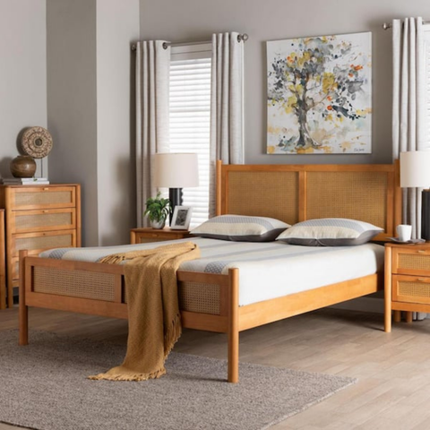 Alexandria Premium Solid Wood Wooden Bed