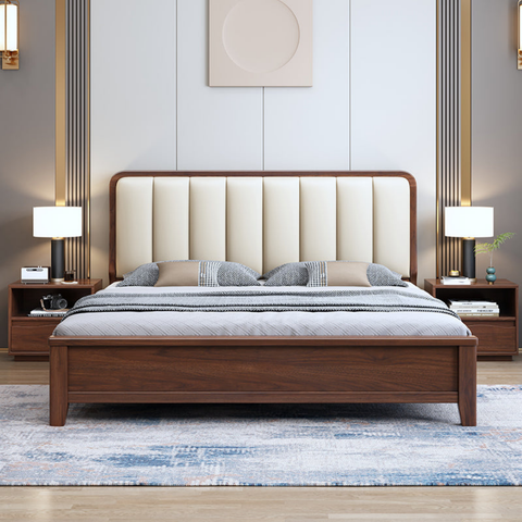 Portugal Solid Wood Wooden Bed