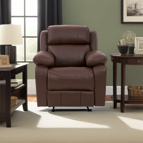 Ultimate Relaxation Manual Recliner in Leatherette