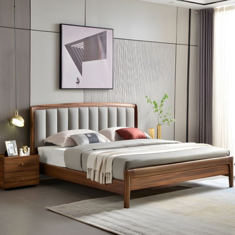 Solimo Cazz Solid Wood Wooden Bed