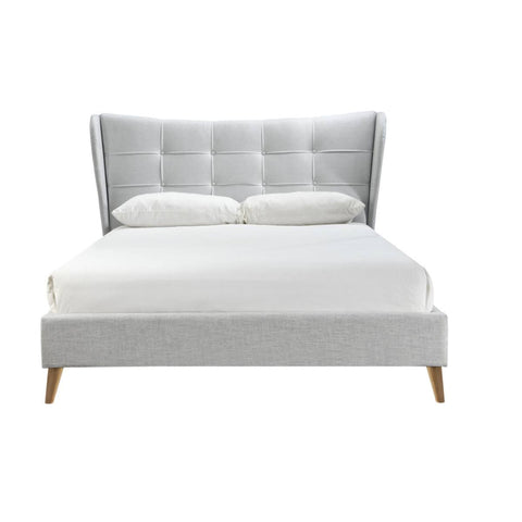 Haval Luxury Upholstered Bed In Suede