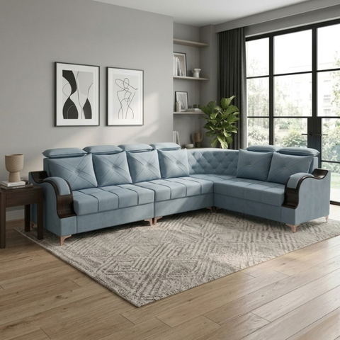 Delta Sectional Design Sofa Set