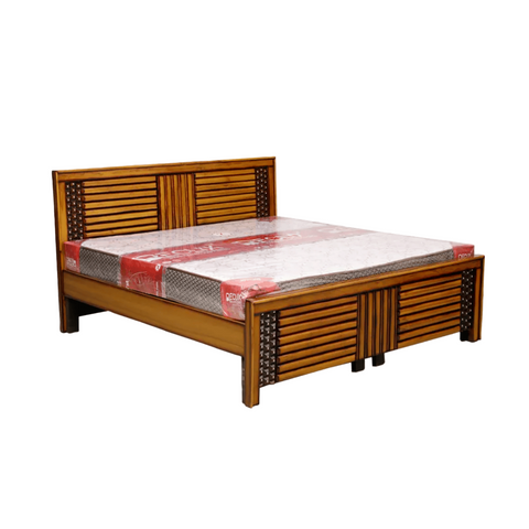 Mocharve Premium Solid Wood Wooden Bed