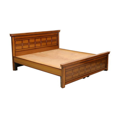 Mora Walnut Solid Wood Wooden Bed