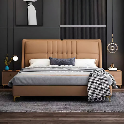 Athens Upholstered Bed Without Storage In Fabric