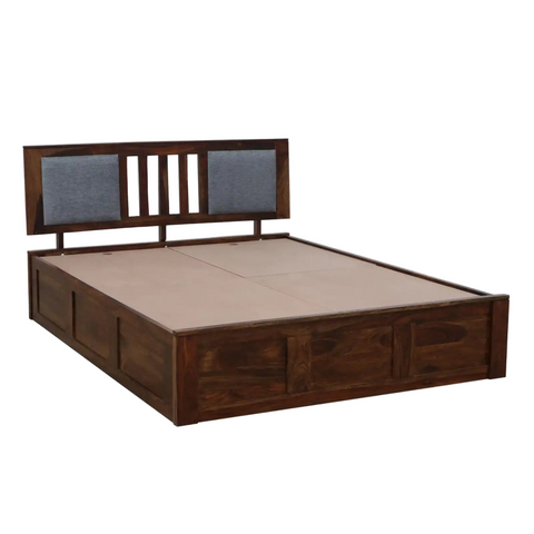 Alpha Solid Wood Wooden Bed