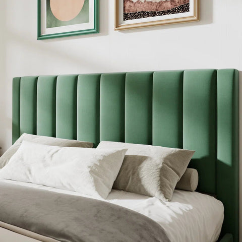 Max Designer Upholstered Bed In Suede