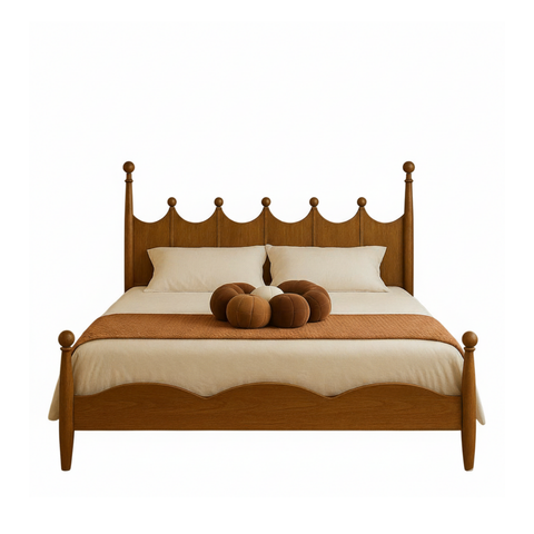 Hester Modern Solid Wood Wooden Bed