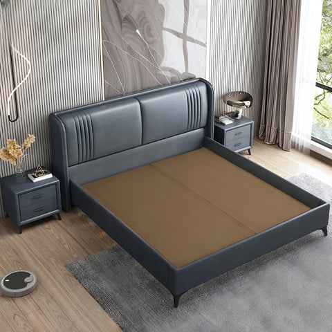 Denmark Upholstered Bed Without Storage In Leatherette