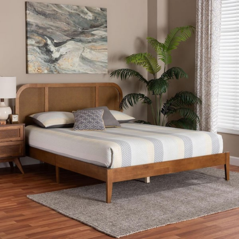 Boston Premium Solid Wood Wooden Bed