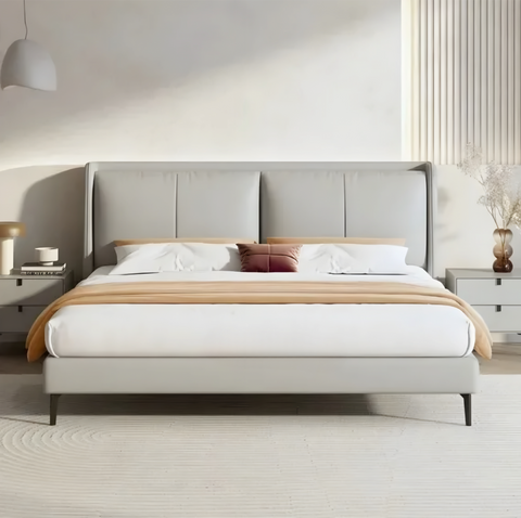 Cand Modern Upholstered Bed in Fabric