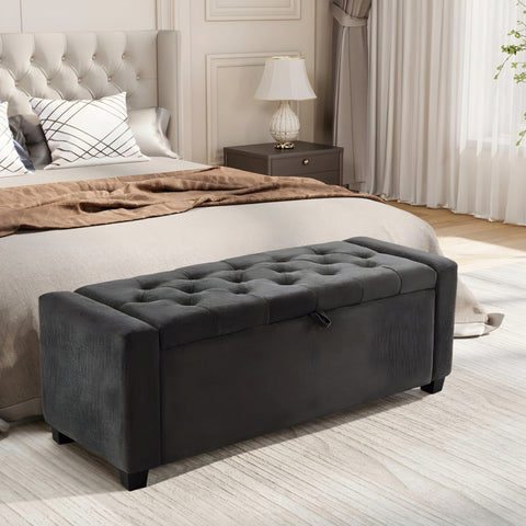 Hale Classic Upholstered Ottoman With Storage
