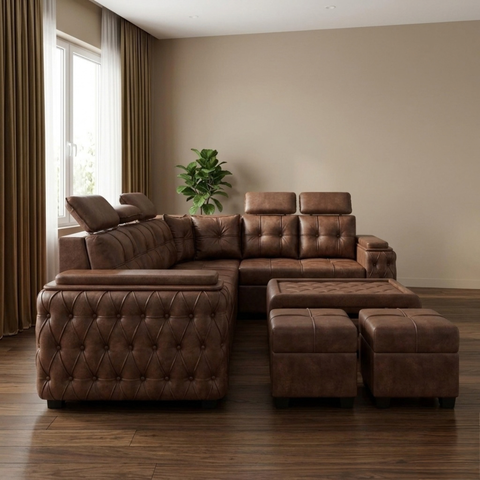 Lucid Sectional Design Sofa Set