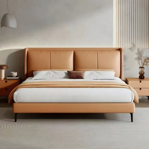 Cand Modern Upholstered Bed in Fabric