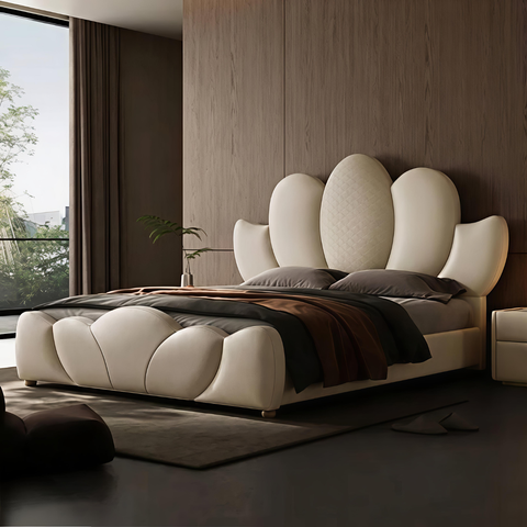 Lotus Luxury Upholstered Kids Bed Hydraulic Storage In Suede