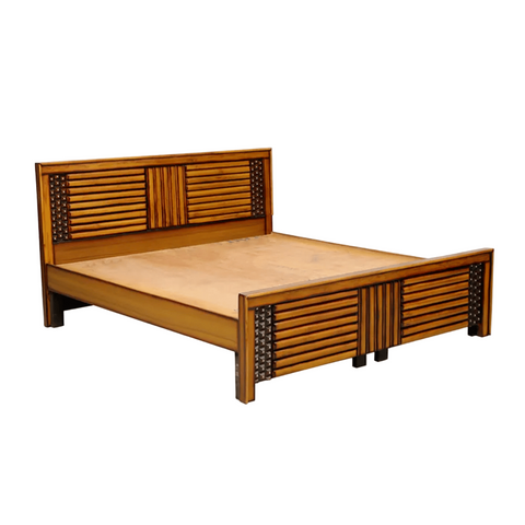 Mocharve Premium Solid Wood Wooden Bed