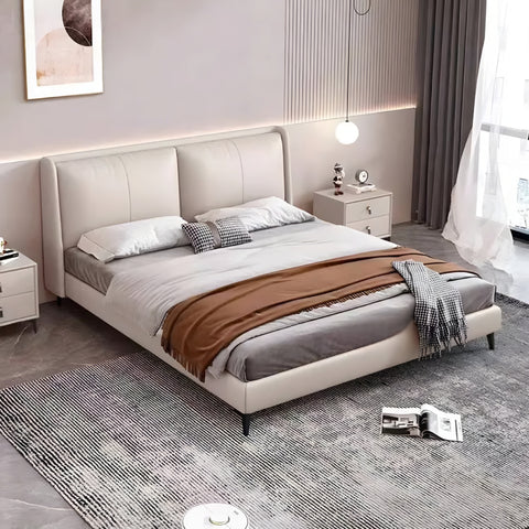 Cand Modern Upholstered Bed in Fabric