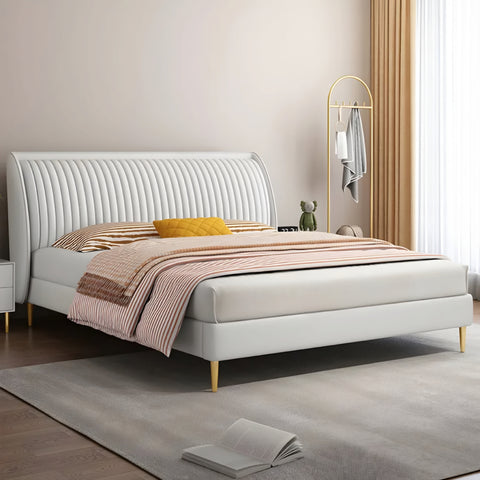 Cosmo Comfort Upholstered Bed Without Storage In Fabric