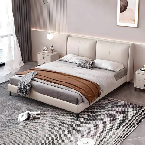 Cand Modern Upholstered Bed in Fabric