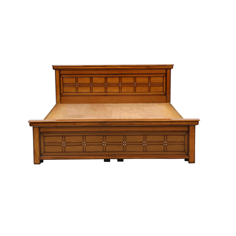Mora Walnut Solid Wood Wooden Bed
