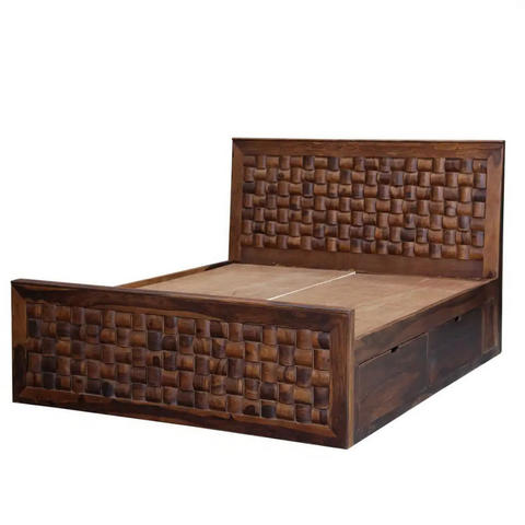 Coastal Solid Wood Wooden Bed