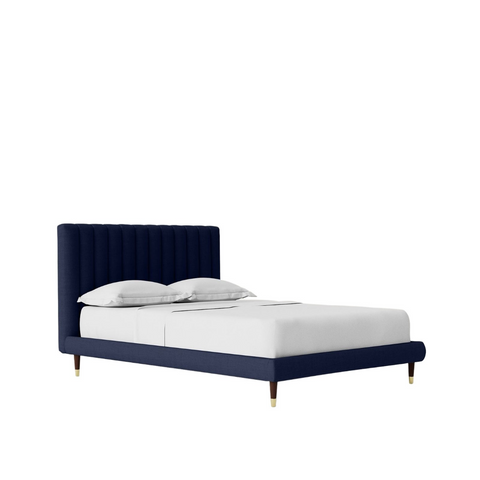 Baroda Luxury Upholstered Bed In Suede