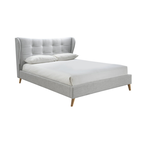 Haval Luxury Upholstered Bed In Suede
