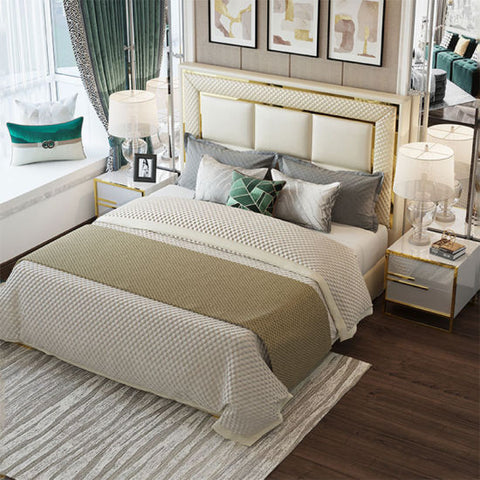 Wilson Premium Upholstered Bed Hydraulic Storage In Leatherette