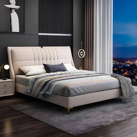 Athens Upholstered Bed Without Storage In Fabric
